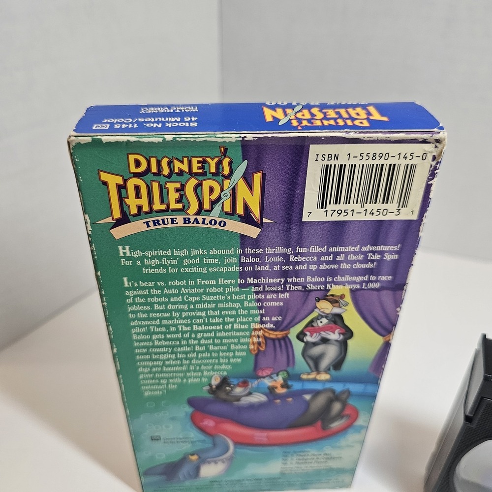 Talespin Series V. 1 - True Baloo (VHS, 1991) - Picture 5 of 9